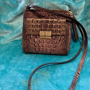 Brahmin Mimosa Crossbody In  Rare Nutmeg